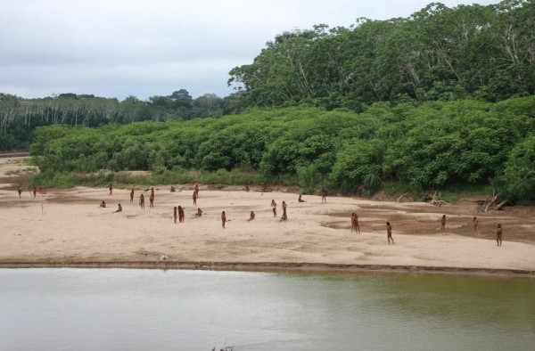 Одно из крупнейших племен, отказывающихся от контакта с цивилизацией, попало в объектив камер Одно из крупнейших племен, отказывающихся от контакта с цивилизацией, попало в объектив камер
